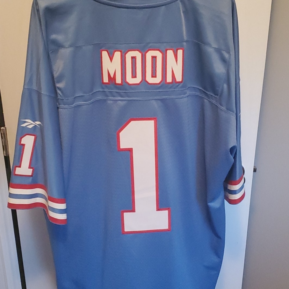 Throwback Houston Oilers Warren moon jersey